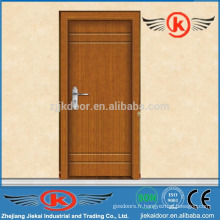 JK-P9222 Intérieur mdf pvc flush door dessins en bois de teck